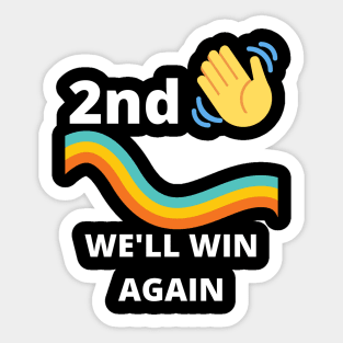 Second Wave We'll Win Again Sticker